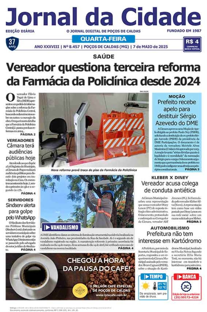 Jornal da Cidade 07 de maio de 2025