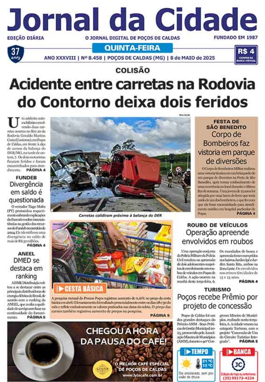 Jornal da Cidade 08 de maio de 2025
