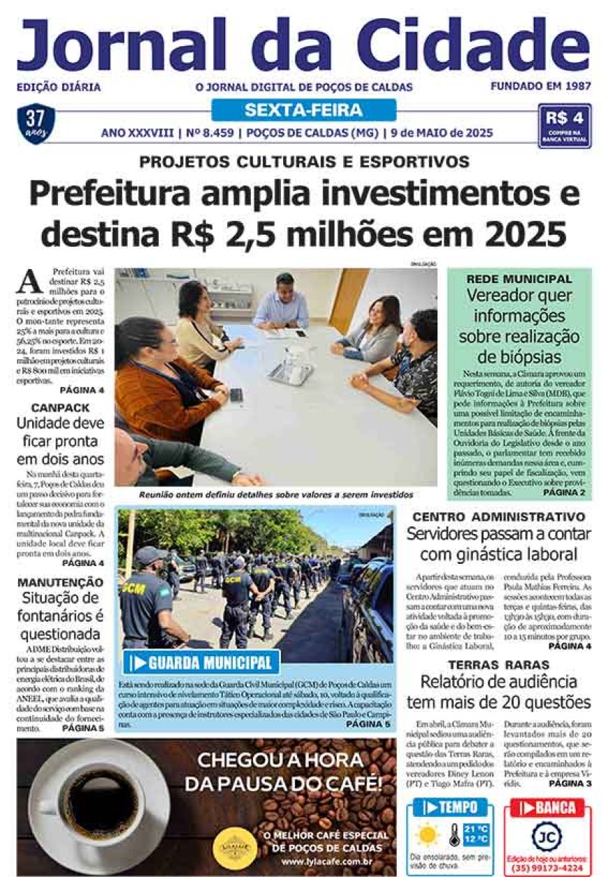 Jornal da Cidade 09 de maio de 2025