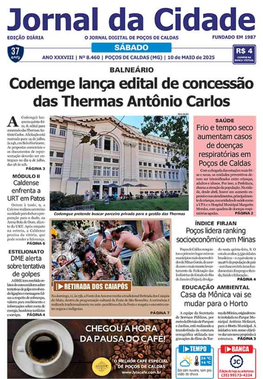 Jornal da Cidade 10 de maio de 2025