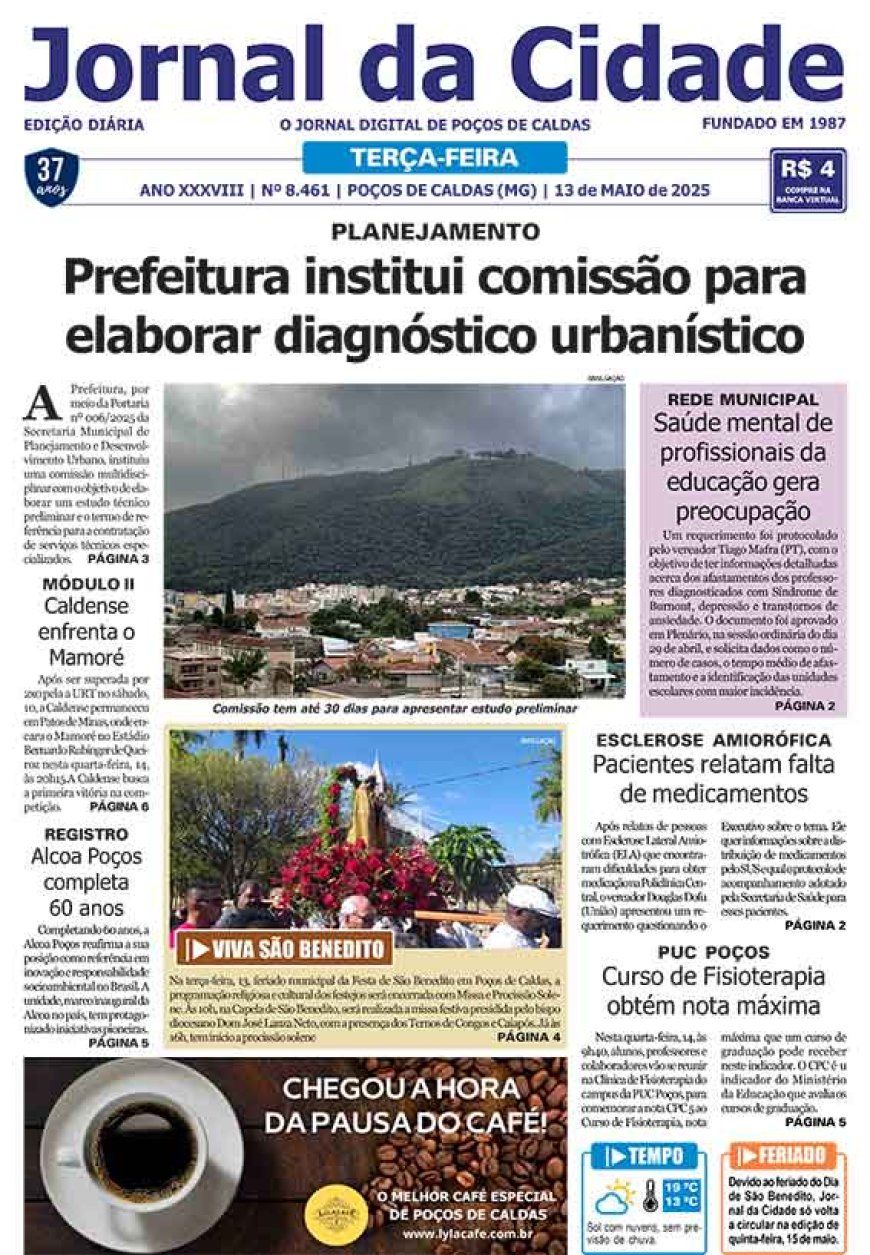 Jornal da Cidade 13 de maio de 2025