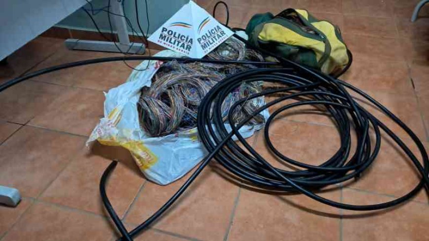 PM prende envolvidos em furto de fiação no Jardim dos Estados