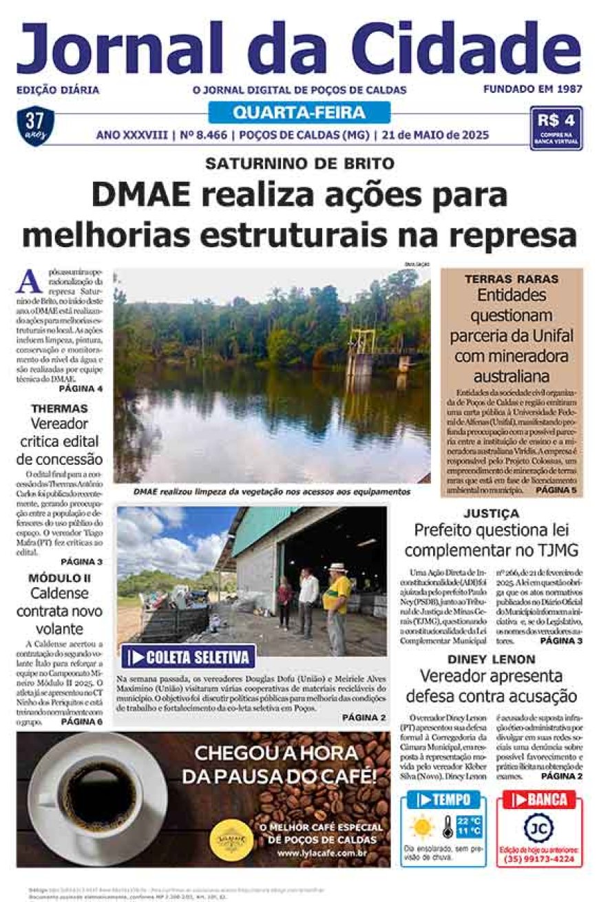 Jornal da Cidade 21 de maio de 2025