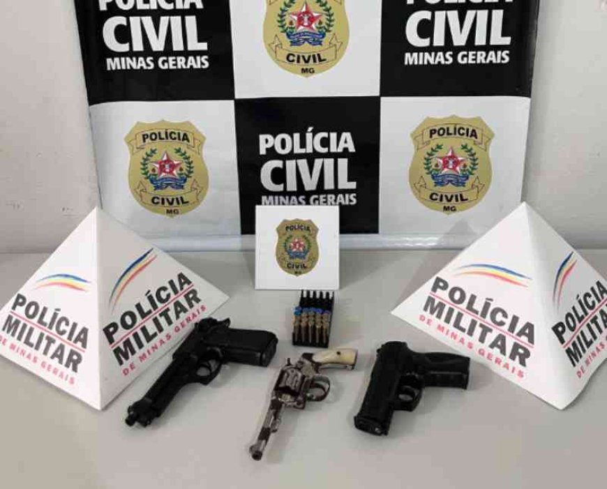 Polícia Civil prende homem por posse ilegal de arma e munições em Andradas