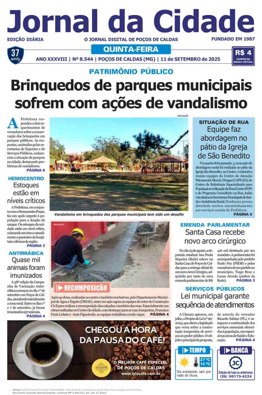 Jornal da Cidade 11 de setembro de 2025