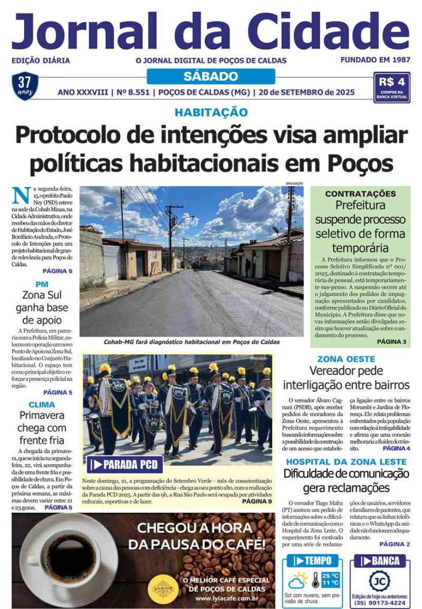Jornal da Cidade 20 de setembro de 2025