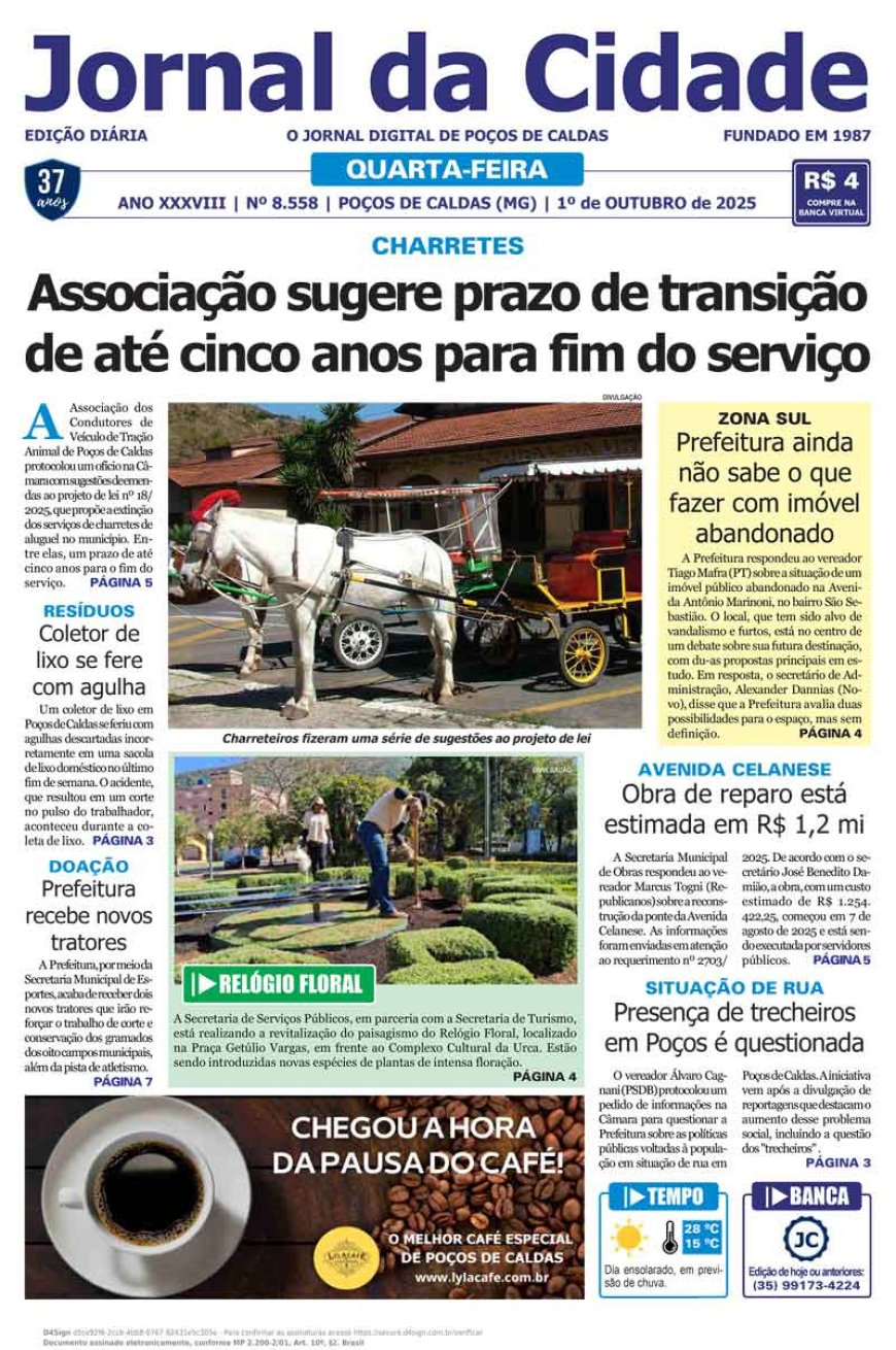 Jornal da Cidade 01 de outubro de 2025