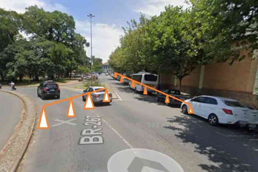 Centro tem pontos de interrupção de tráfego hoje