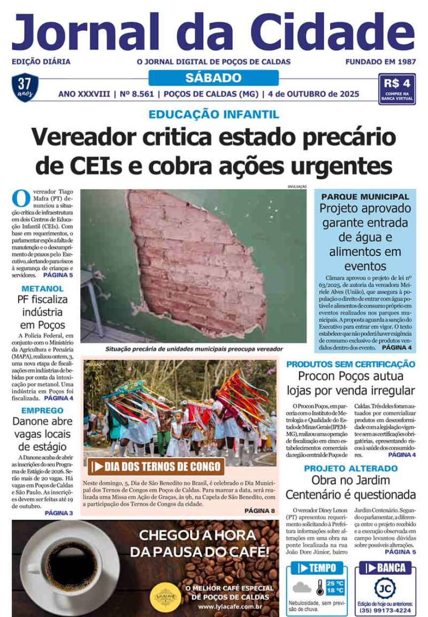 Jornal da Cidade 04 de outubro de 2025