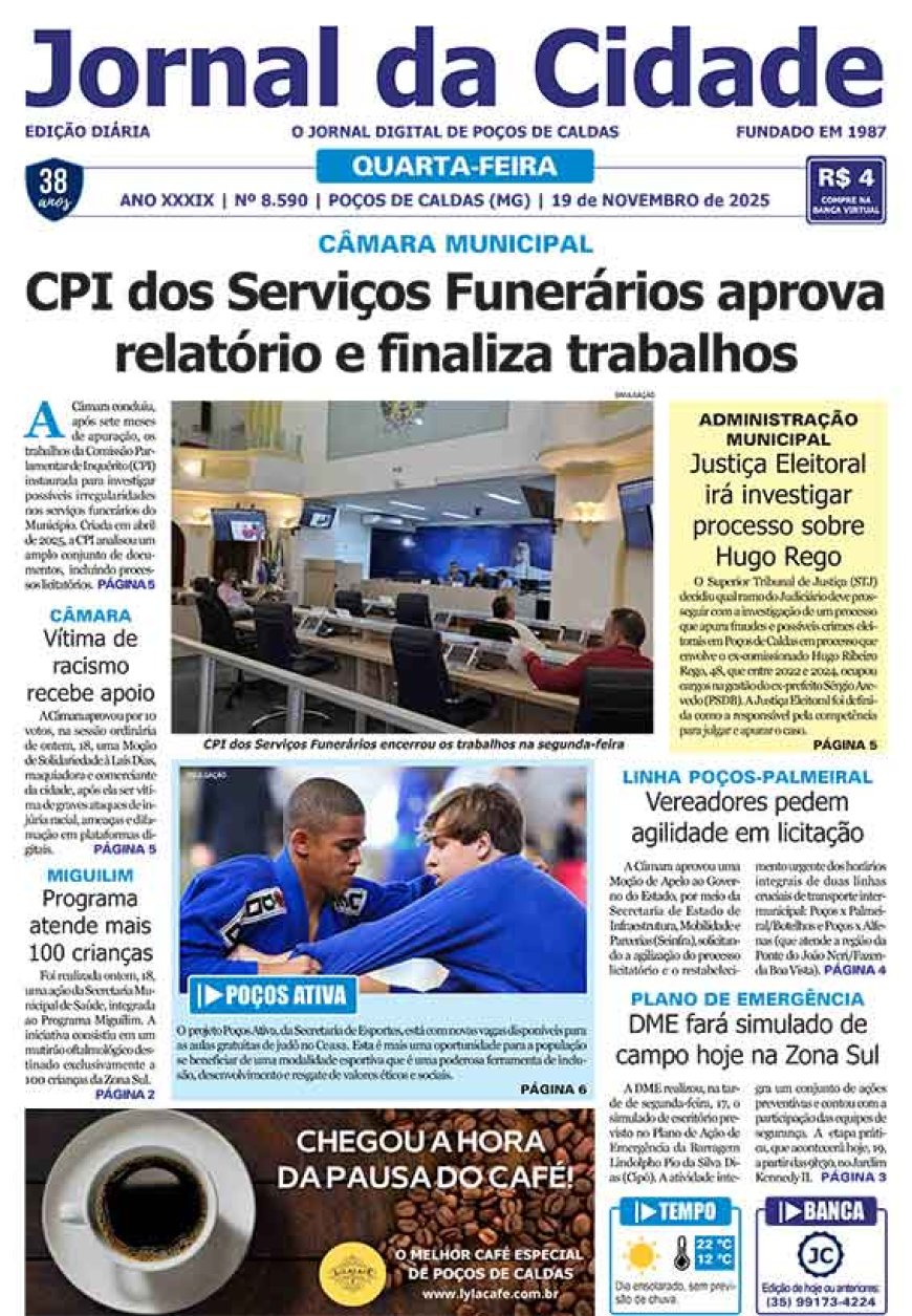 Jornal da Cidade 19 de novembro de 2025