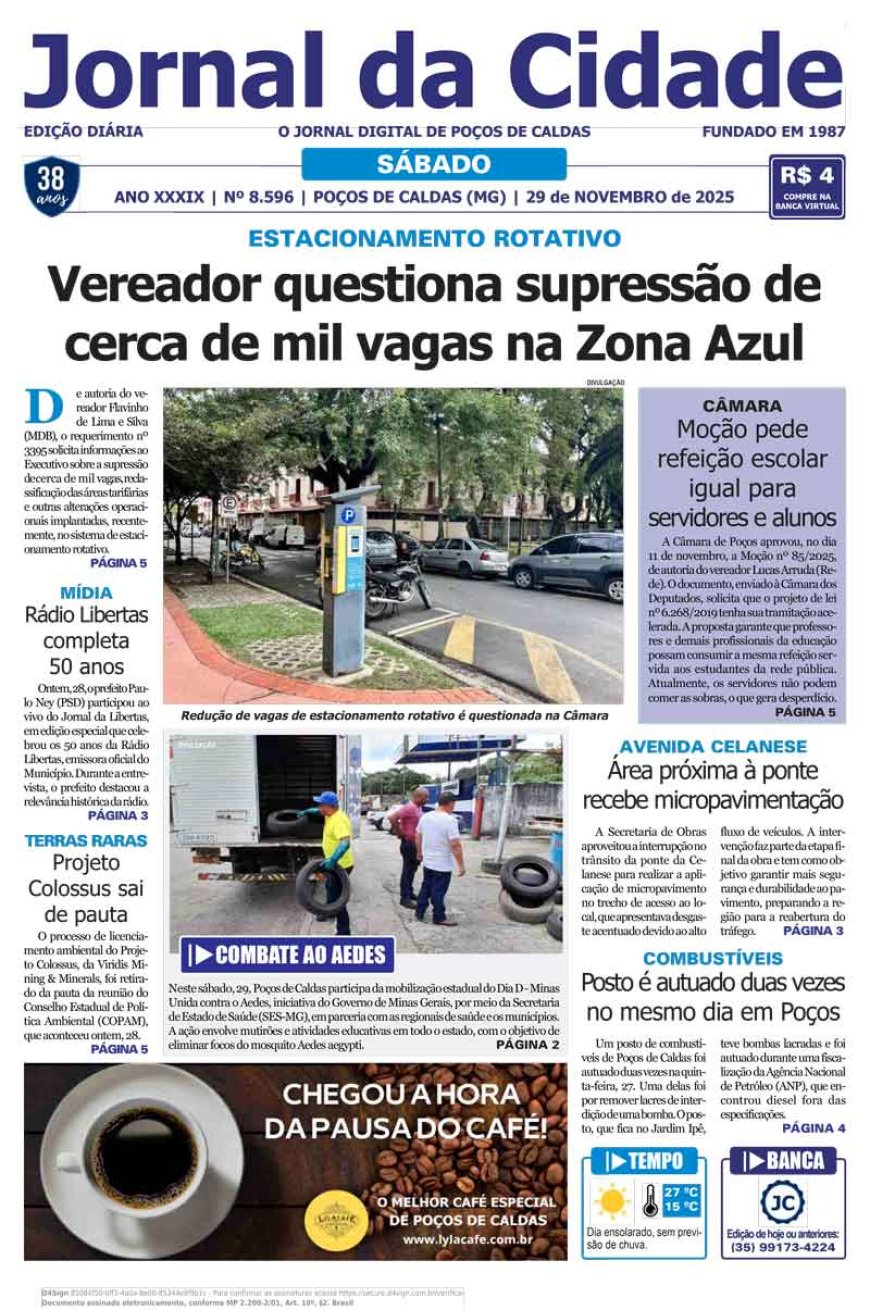 Jornal da Cidade 29 de novembro de 2025