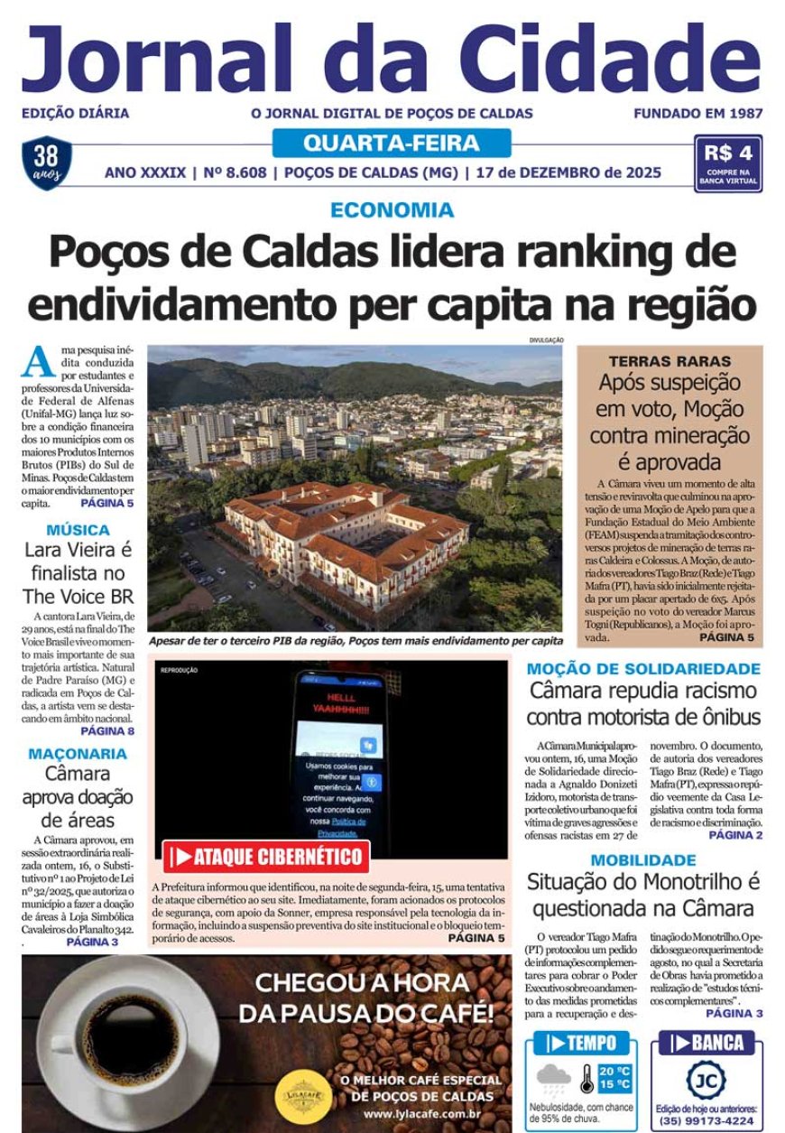 Jornal da Cidade 17 de dezembro de 2025