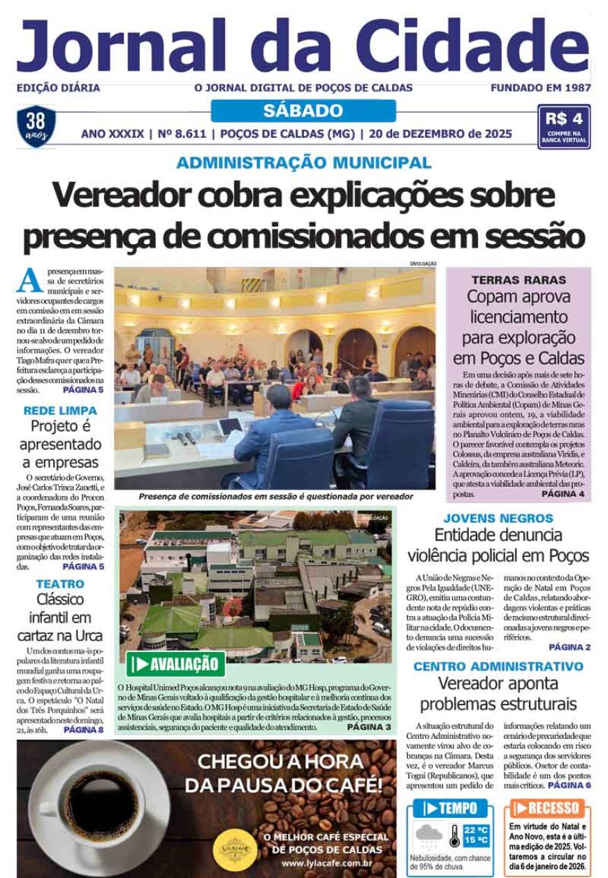 Jornal da Cidade 20 de dezembro de 2025