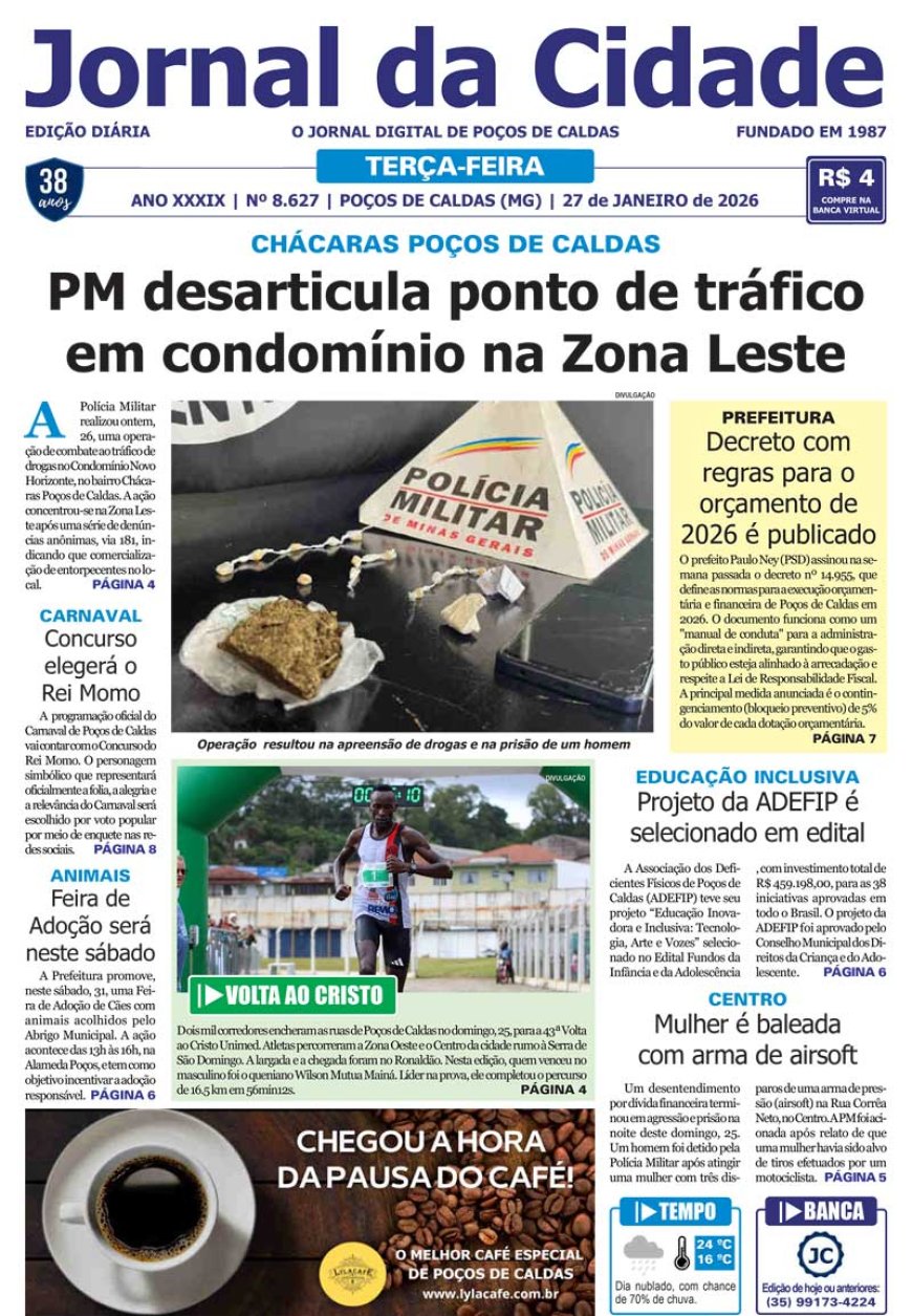 Jornal da Cidade 27 de janeiro de 2026