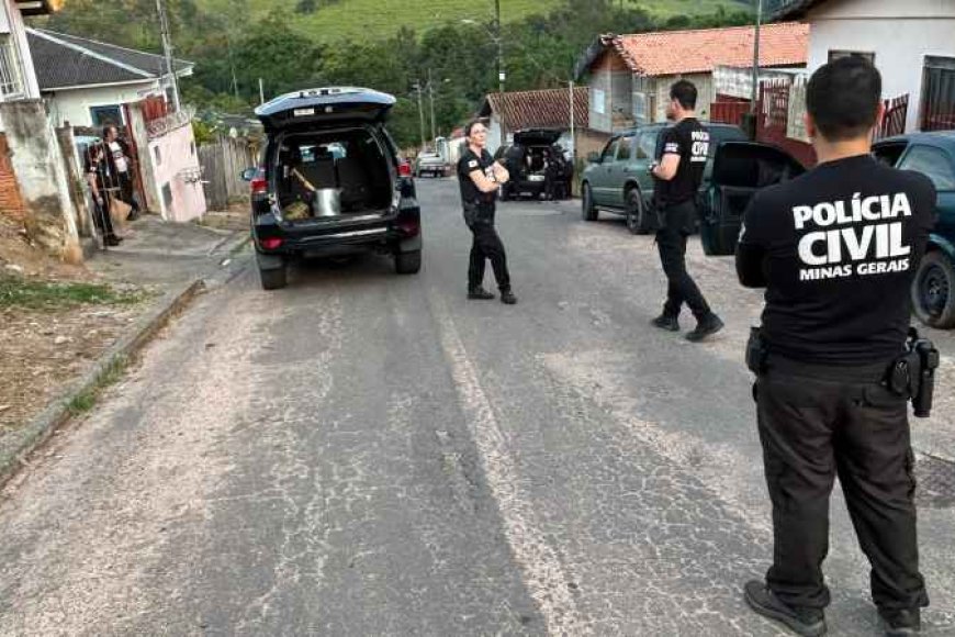 Polícia Civil desarticula organização criminosa em operação contra o tráfico em Caldas