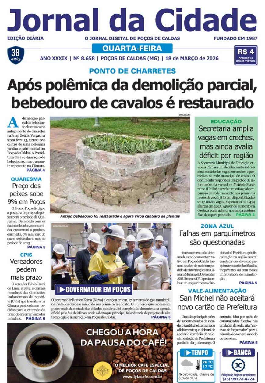 Jornal da Cidade 18 de março de 2026