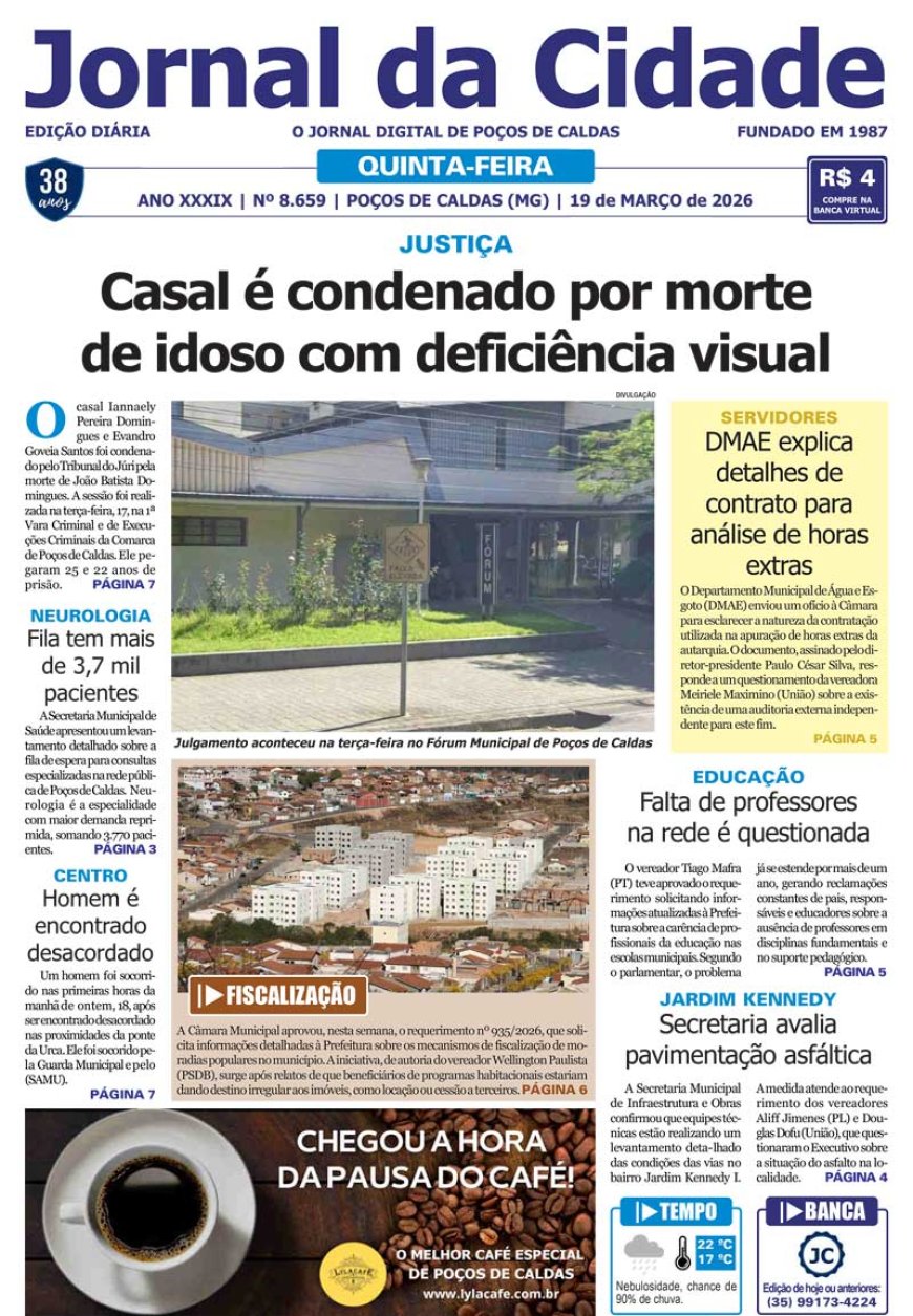Jornal da Cidade 19 de março de 2026