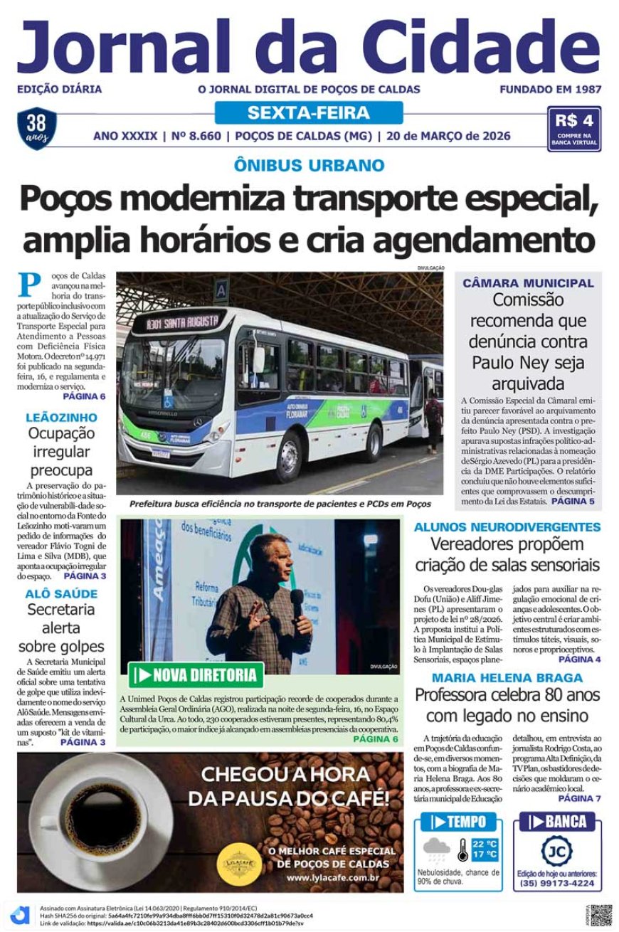 Jornal da Cidade 20 de março de 2026