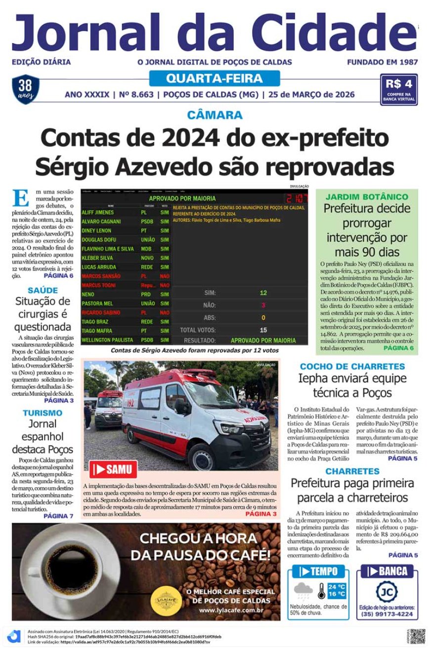 Jornal da Cidade 25 de março de 2026