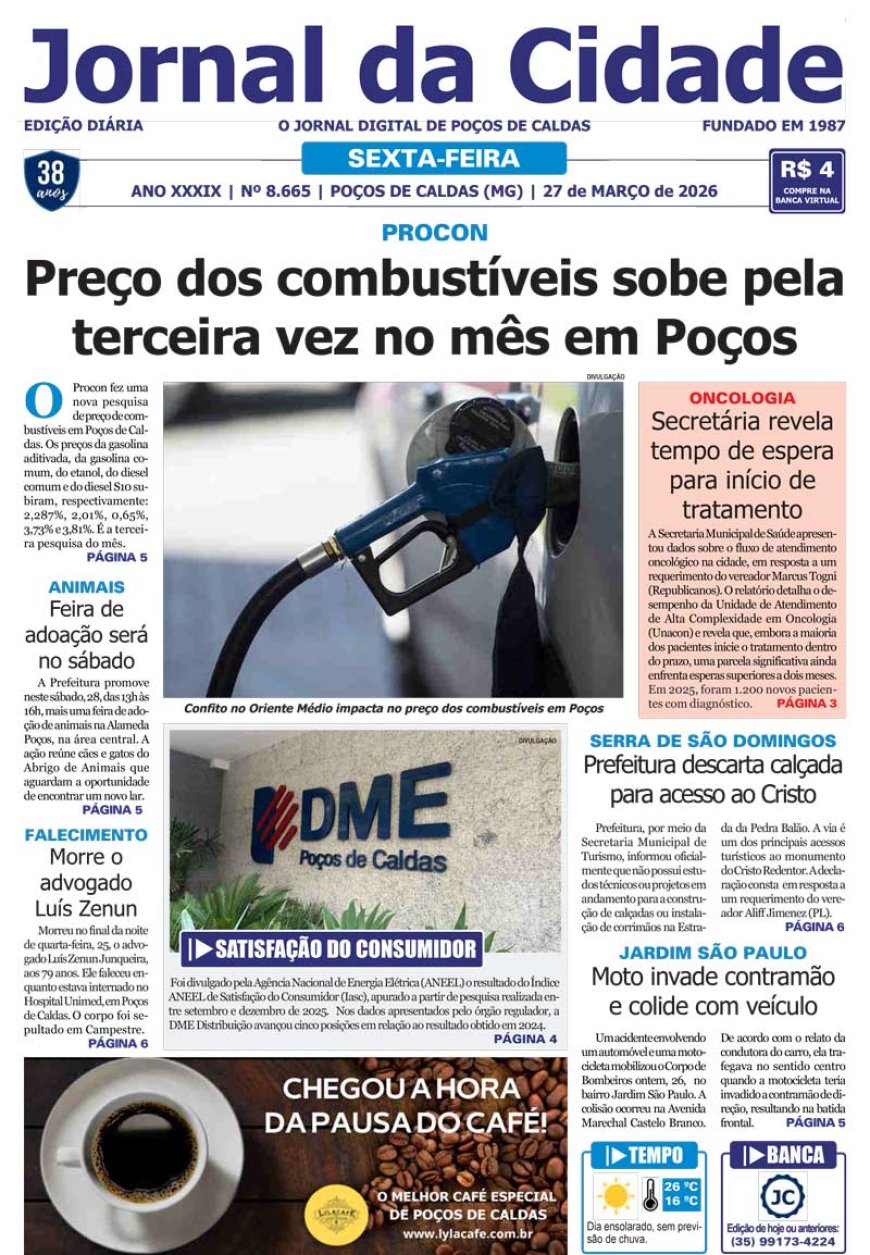 Jornal da Cidade 27 de março de 2026