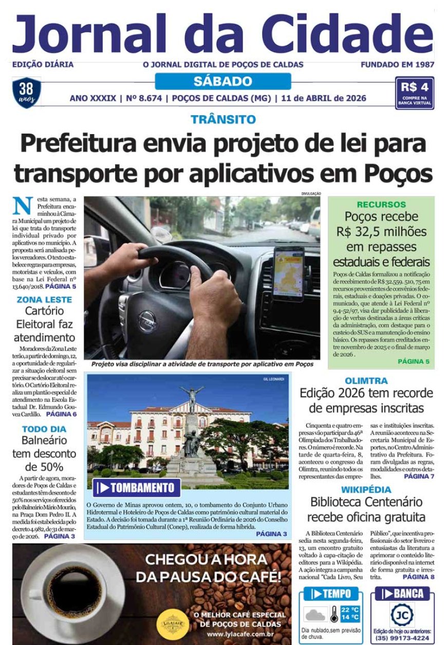 Jornal da Cidade 11 de abril de 2026