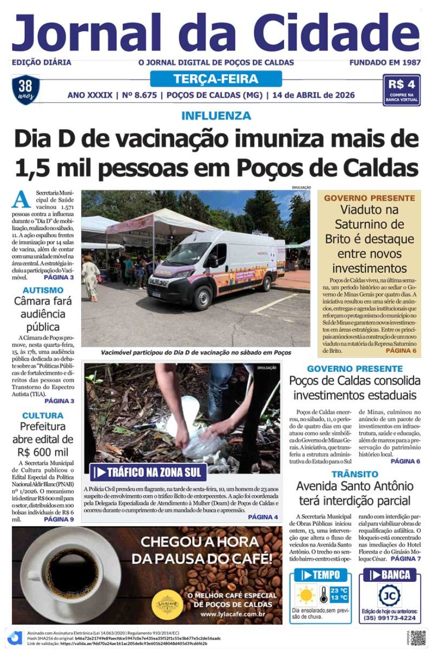 Jornal da Cidade 14 de abril de 2026