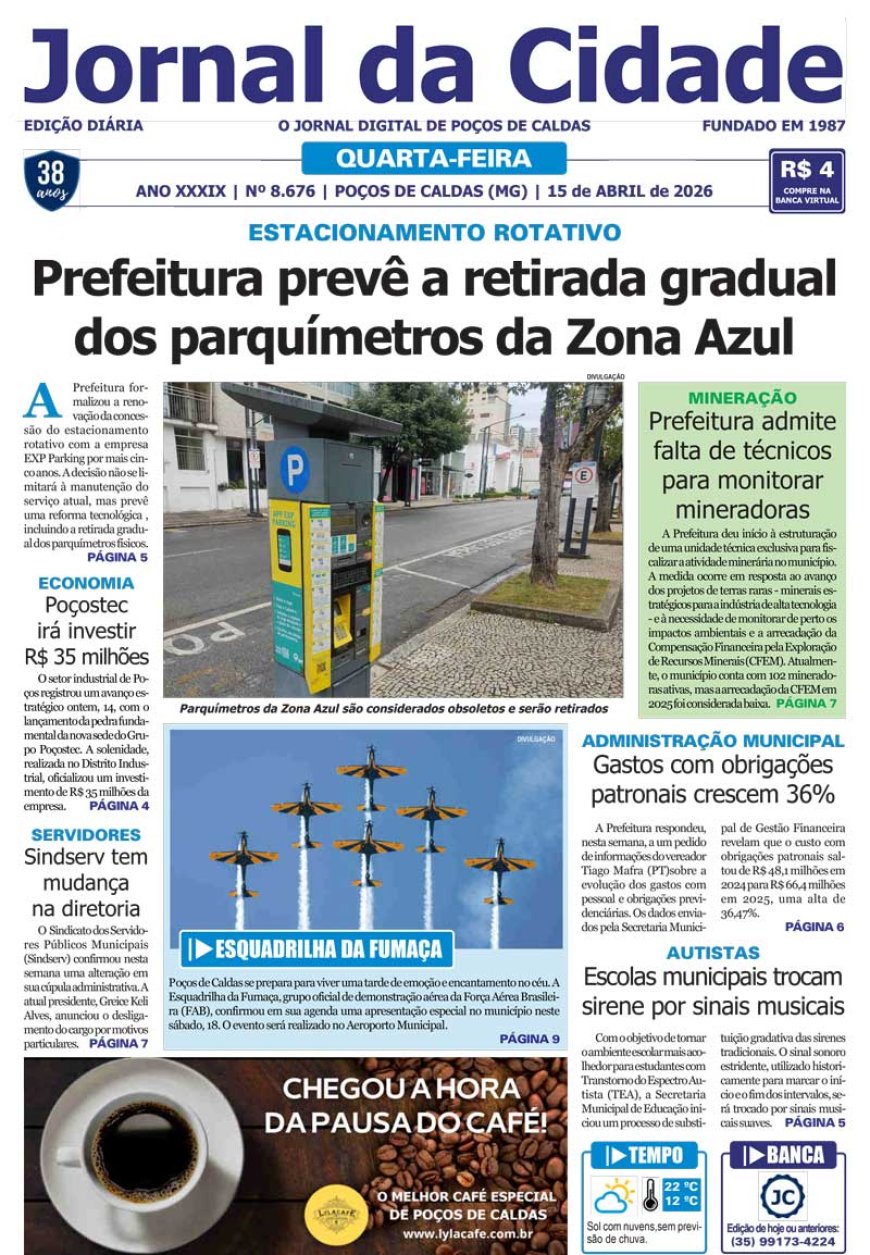 Jornal da Cidade 15 de abril de 2026