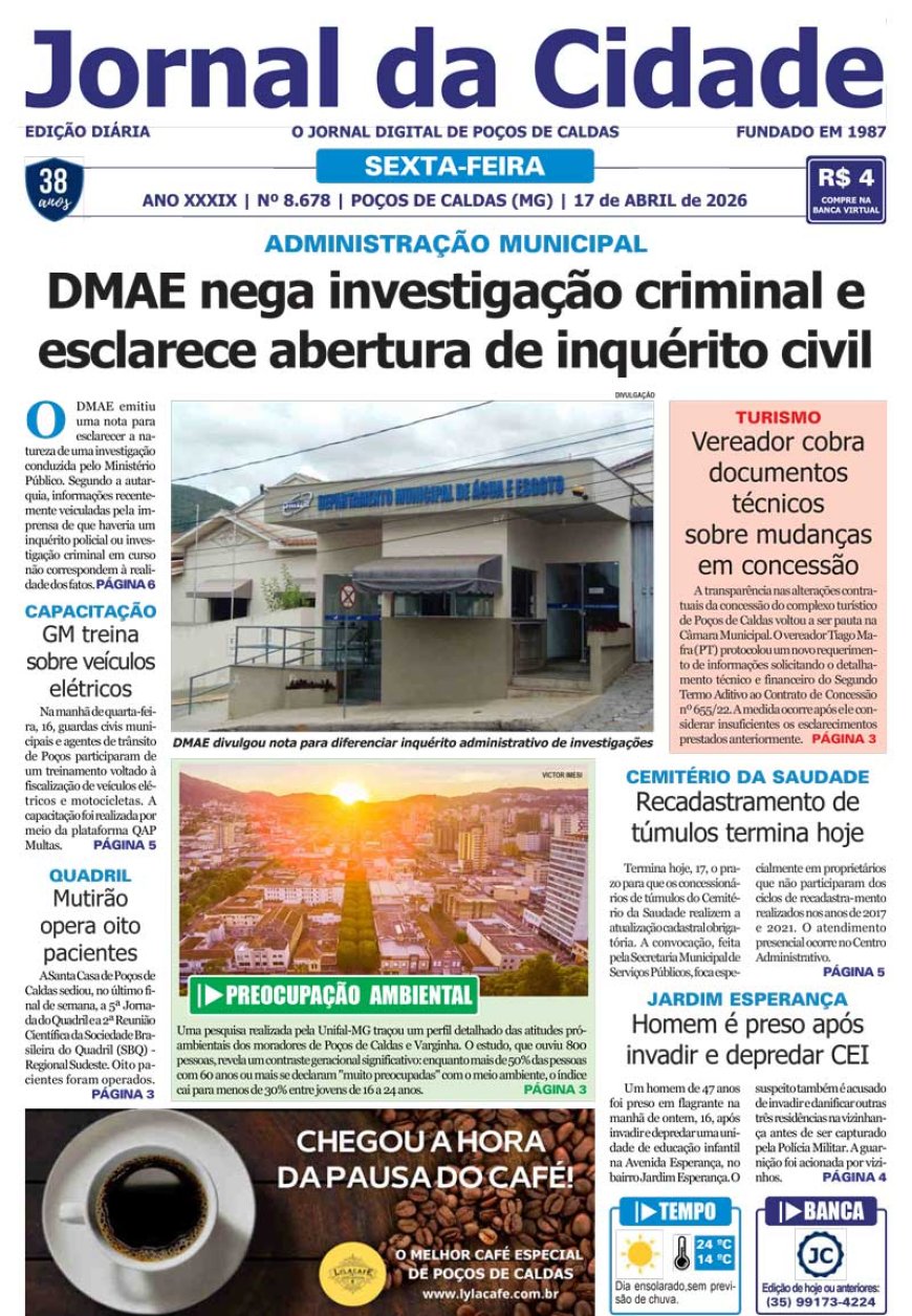 Jornal da Cidade 17 de abril de 2026