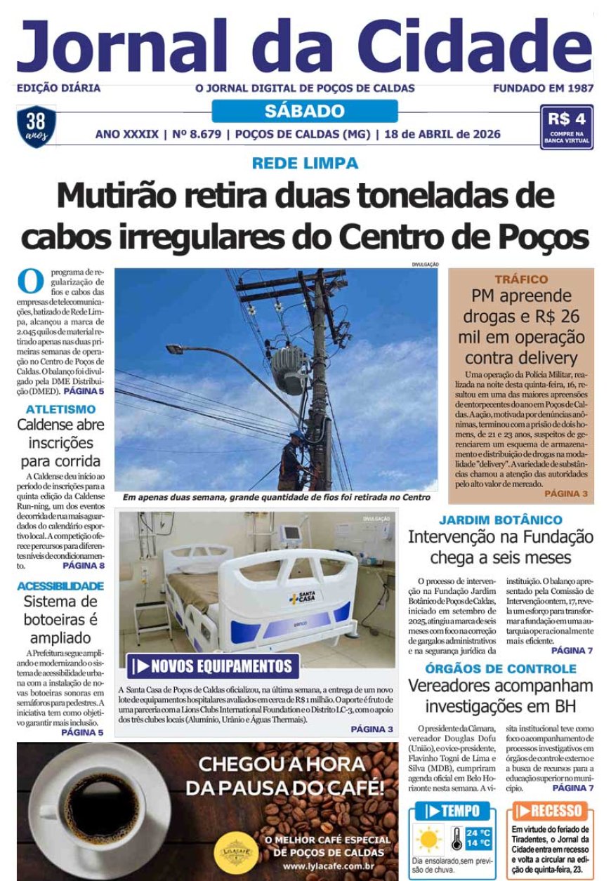 Jornal da Cidade 18 de abril de 2026