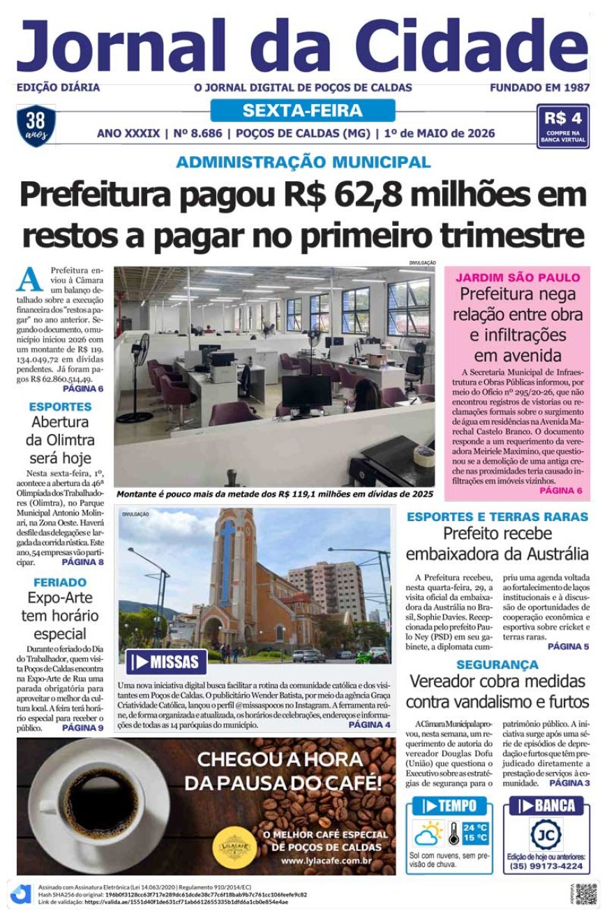 Jornal da Cidade 01 de maio de 2026