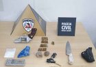 Operação conjunta apreende arma, drogas e veículos no bairro Dom Bosco