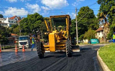 Prefeitura retoma asfaltamento da Avenida Santo Antônio