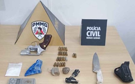 Operação conjunta apreende arma, drogas e veículos no bairro Dom Bosco