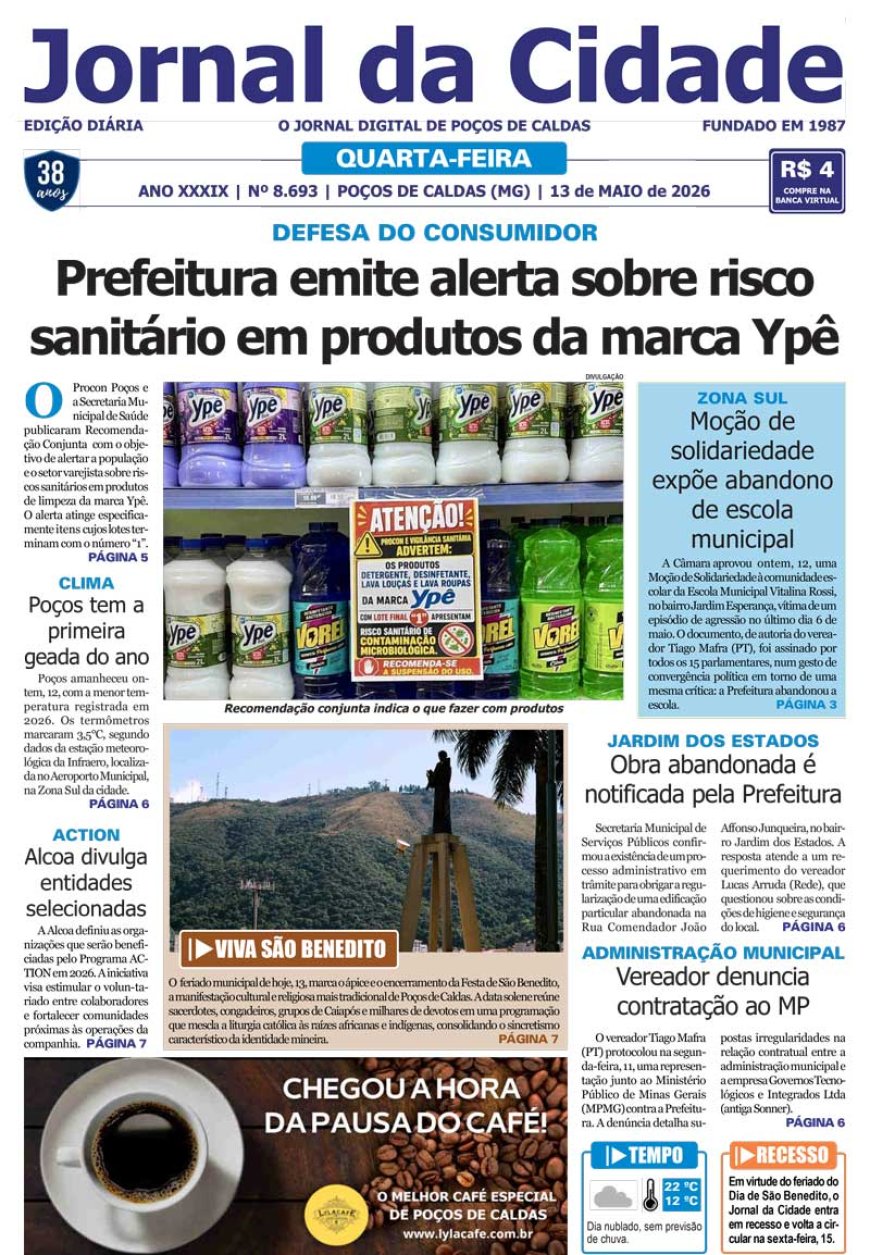 Jornal da Cidade 13 de maio de 2026