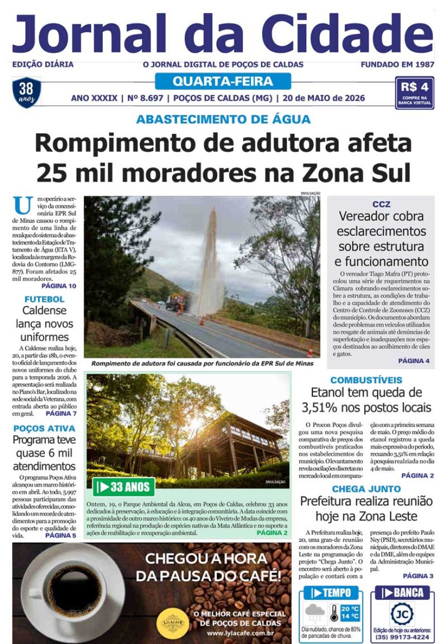 Jornal da Cidade 20 de maio de 2026