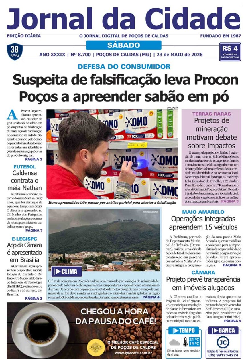 Jornal da Cidade 23 de maio de 2026