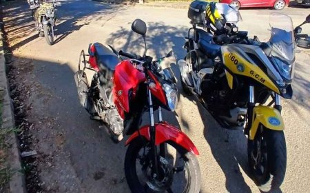 GM apreende moto após denúncia de tráfico de drogas