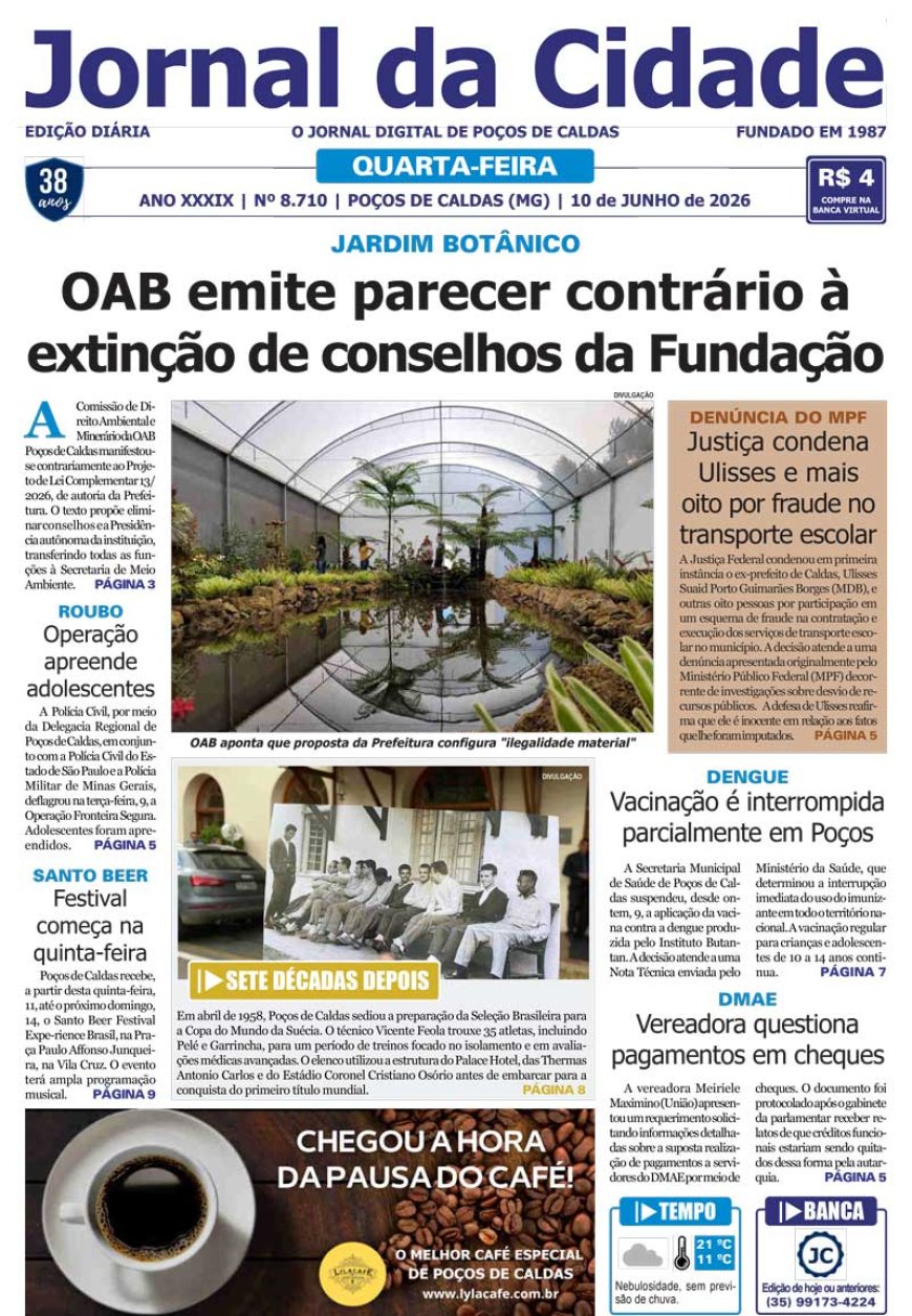 Jornal da Cidade 10 de junho de 2026