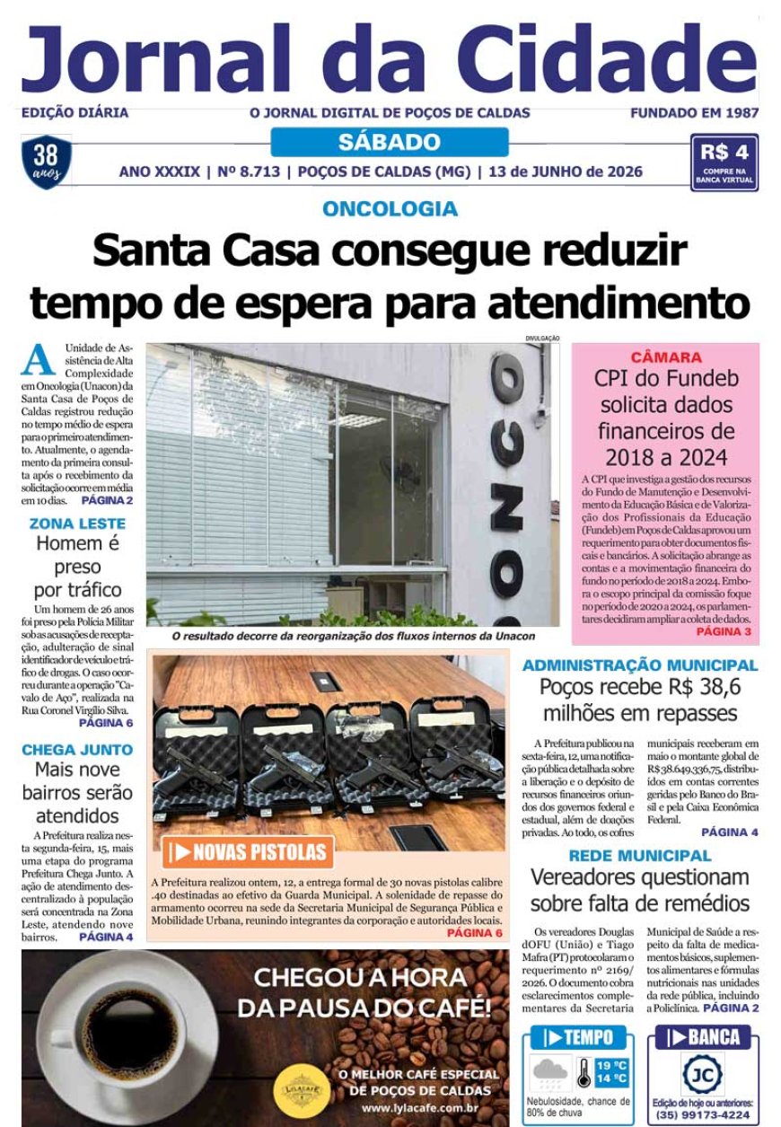 Jornal da Cidade 13 de junho de 2026