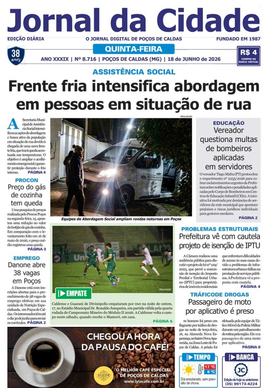 Jornal da Cidade 18 de junho de 2026