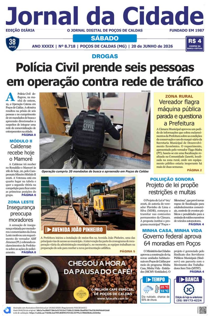 Jornal da Cidade 20 de junho de 2026