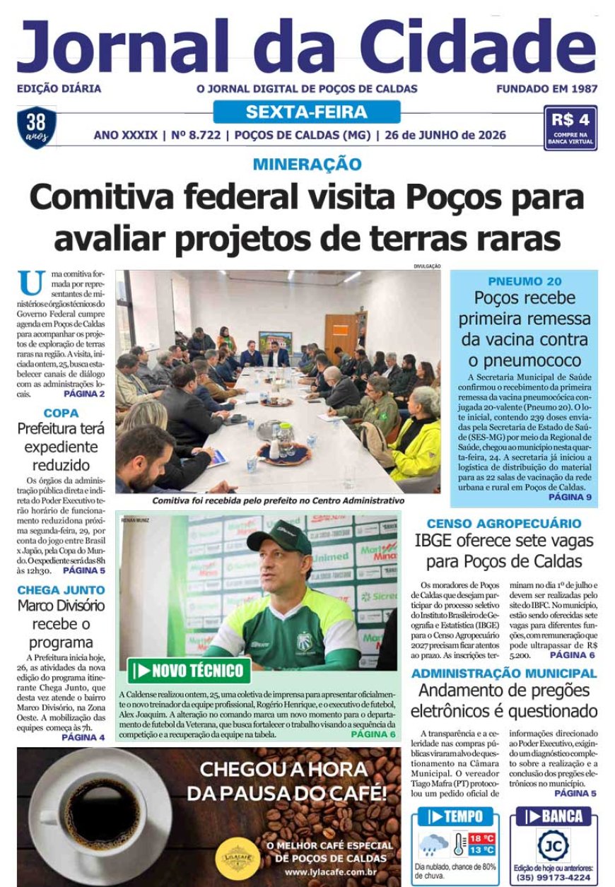 Jornal da Cidade 26 de junho de 2026