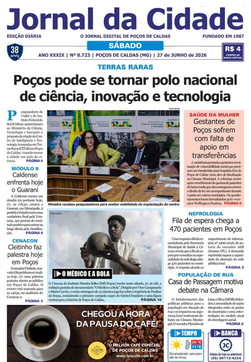 Jornal da Cidade 27 de junho de 2026