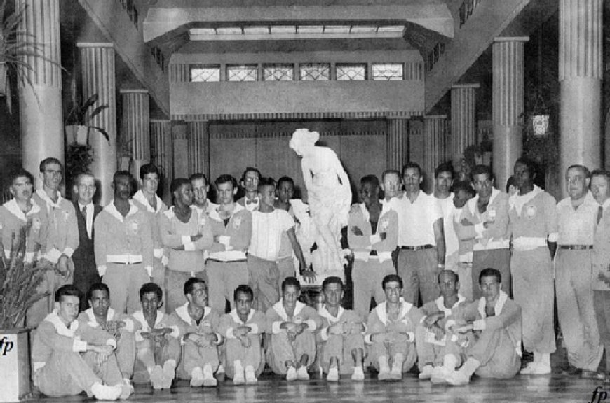 A Seleção de 1958 em Poços de Caldas