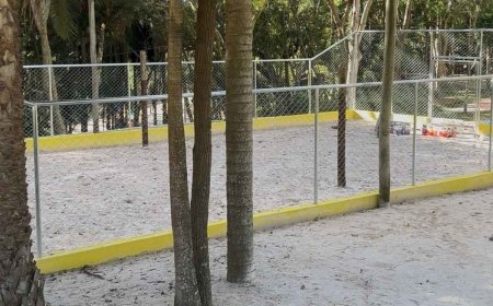 Bosque do Ipê terá a primeira quadra pública de beach tennis de Poços