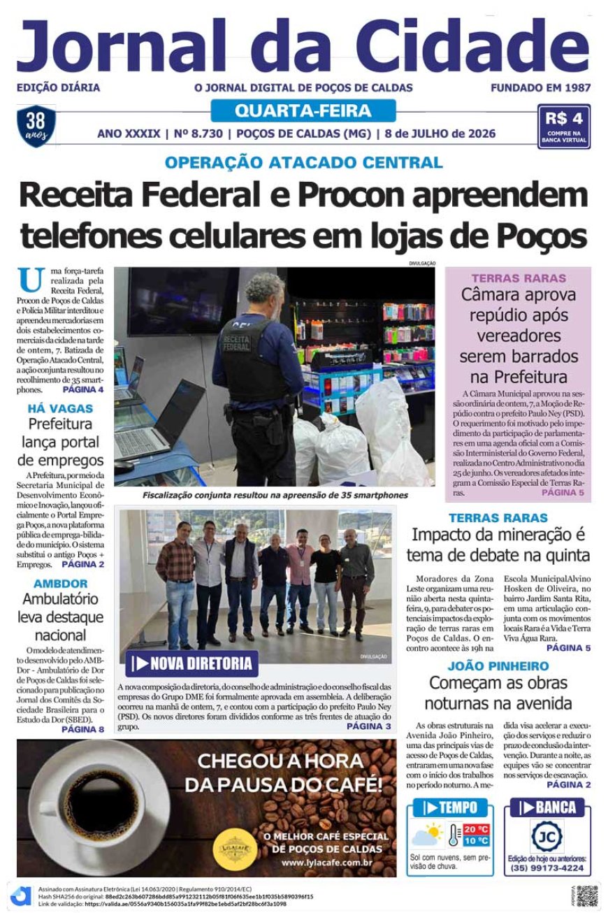Jornal da Cidade 08 de julho de 2026