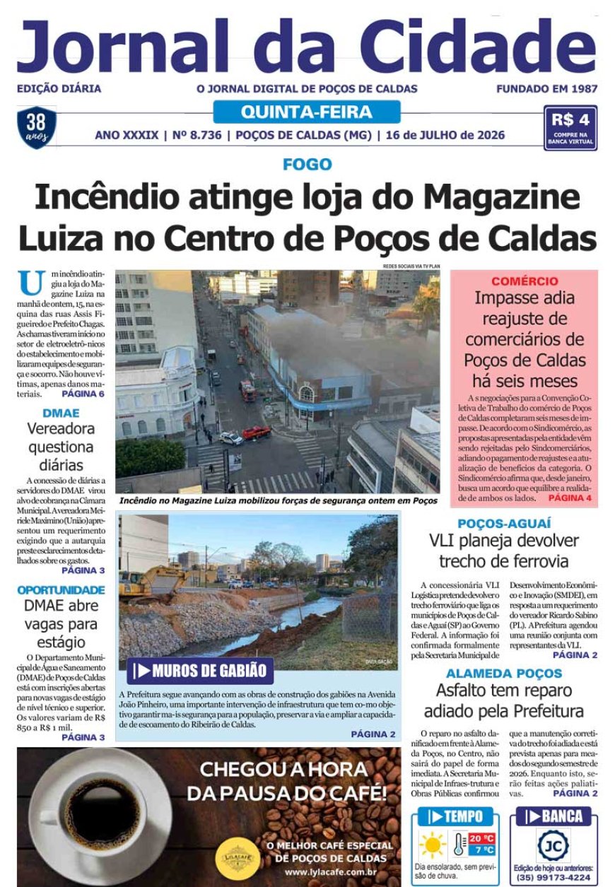 Jornal da Cidade 16 de julho de 2026