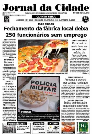 JC 18 de janeiro de 2018 - Jornal da Cidade