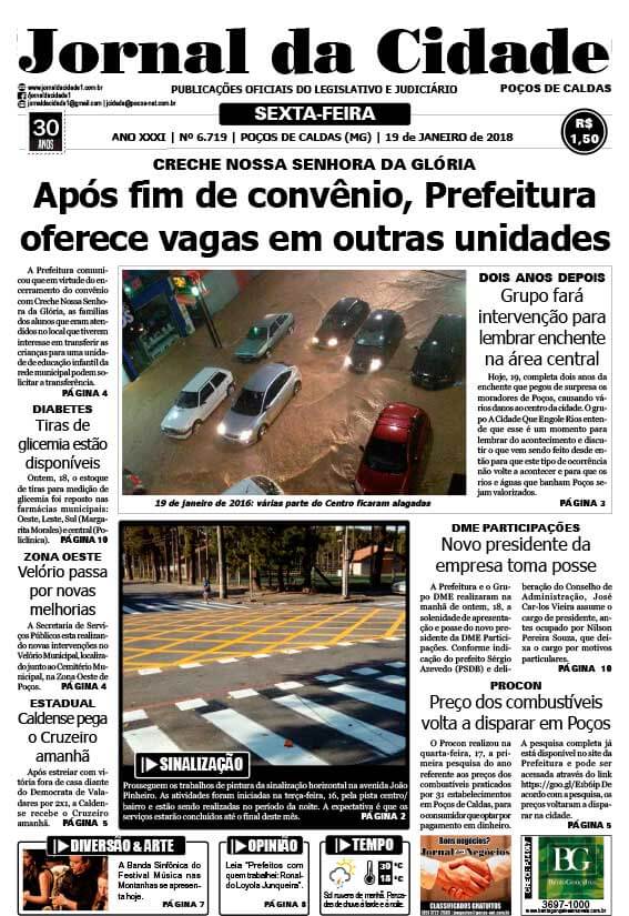 JC 19 de janeiro de 2018 - Jornal da Cidade