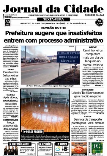 JC 25 de maio de 2018 - Jornal da Cidade